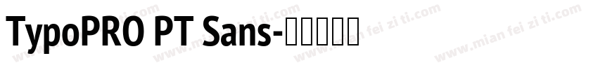 TypoPRO PT Sans字体转换